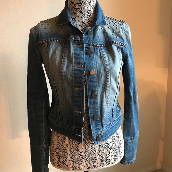 studded jean jacket
